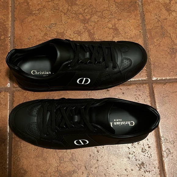 Christian Dior Black Tennis Shoes-Size 40 - Picture 1 of 8